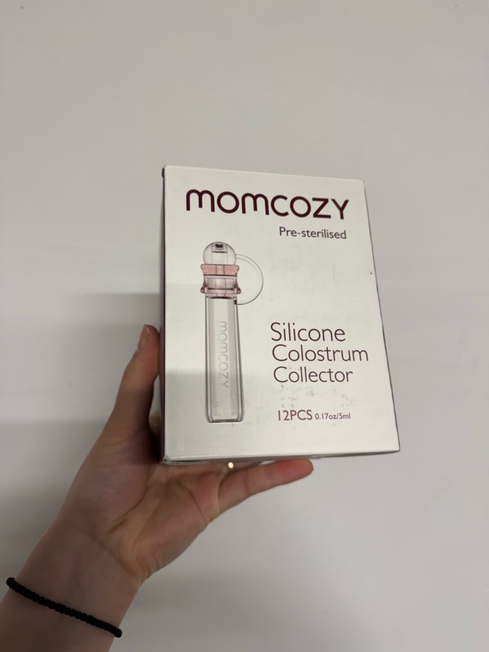 NEW, MomCozy Colostrum Collector Breast Milk, 5 ml - 12 pcs, 12 count